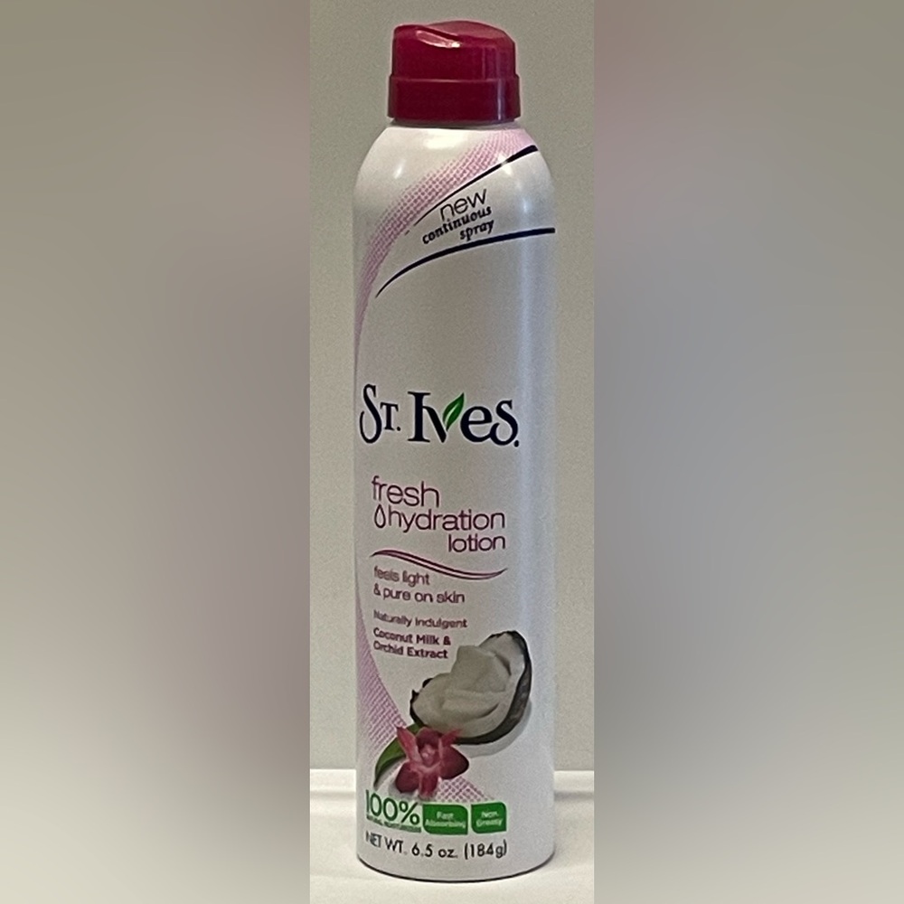 St. Ives Fresh Hydration Lotion Spray, Coconut Milk & Orchid Extract